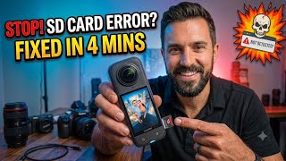 How to Fix Insta360 X5 "SD Card Too Slow" Error (Fast & Easy!)