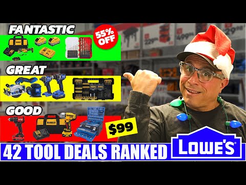 42 Lowe’s Pre Black Friday Tool Deals Ranked: Good, Great, & Fantastic!