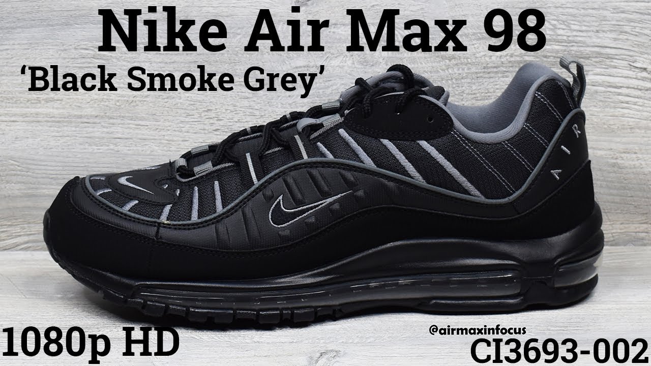 grey and black air max 98