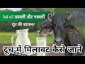 Milk Adulteration finding trick ! दूध में मिलावट कैसे जानें ! nakli doodh kaise pahchane #milk_ test