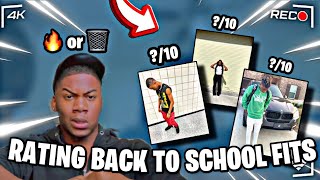 Rating Back To School Fits | 2023 | Part 1