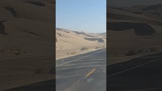 Американские будни: Truck driving all over america California Dunes