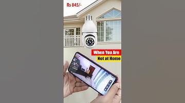 Easy security camera solution | Best wifi bulb cctv camera for home use  #securitycamera #cctvcamera