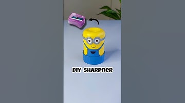 Sharpner Banai Minion Wali #craft #minions #diy #stationery