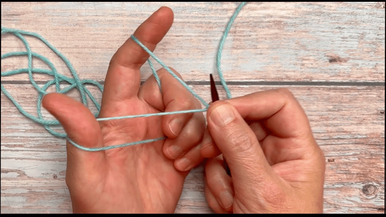 Long Tail Cast On Slingshot Method