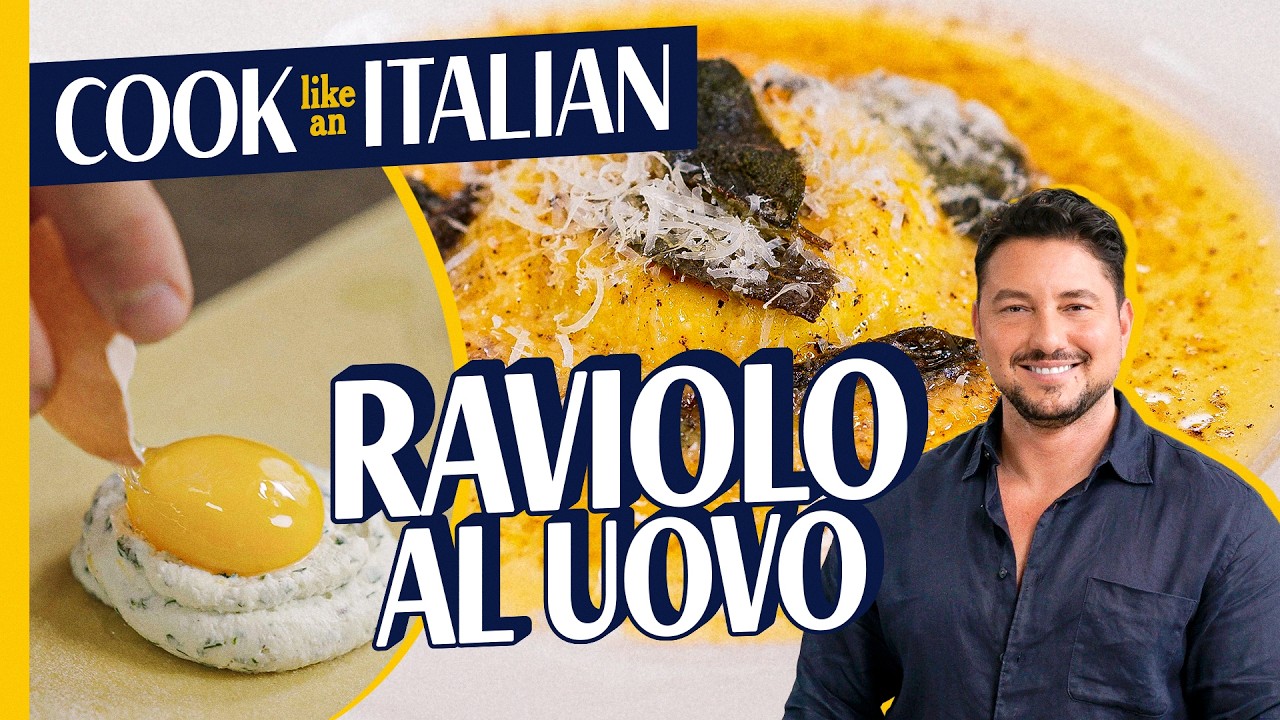 How to Cook Raviolo al Uovo Like an Italian (with Chef Gabe Bertaccini) 🇮🇹🥚