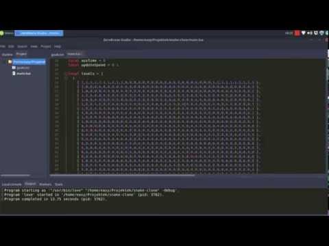 Making a snake game in 3 hours timelapse