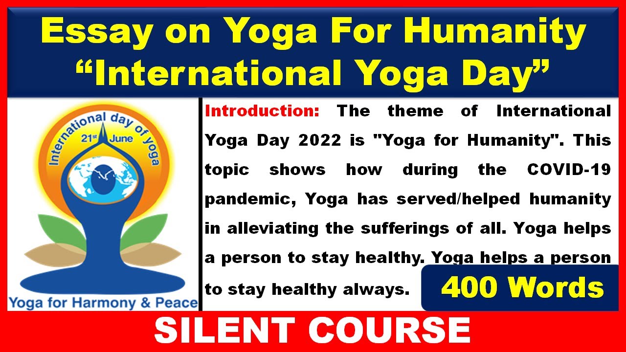 yoga fitness for humanity essay