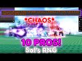What would happen if 10 pros battled in sols rng chaos