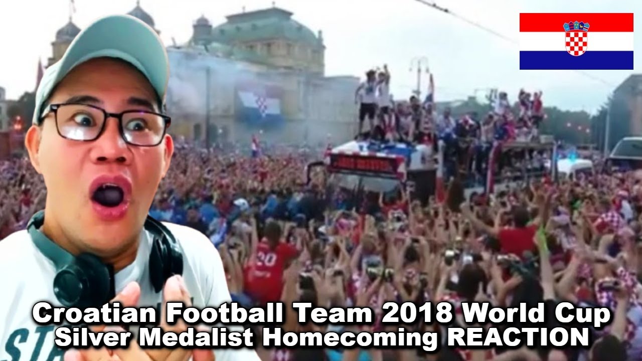 Сборная Хорватии по футболу, серебряный призер чемпионата мира 2018 года, возвращается на родину ...