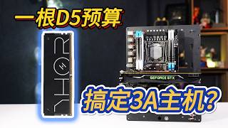 一根D5内存价格捡一台能打3A的整机？哪个平台更划算？【翼王】