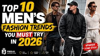 Top 10 Men's Fashion Trends You MUST Try in 2026 | Fredjo Clothing Store