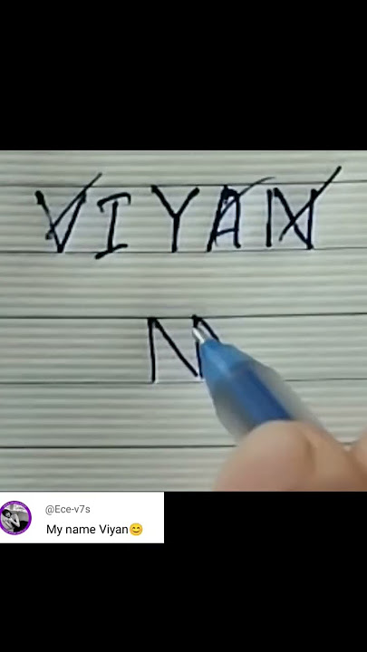 VIYAN NAME PROFILE LOGO CREAT 🔥 ✨ 💥 comment your name #viraltrendingshorts  #logodesign #shorts
