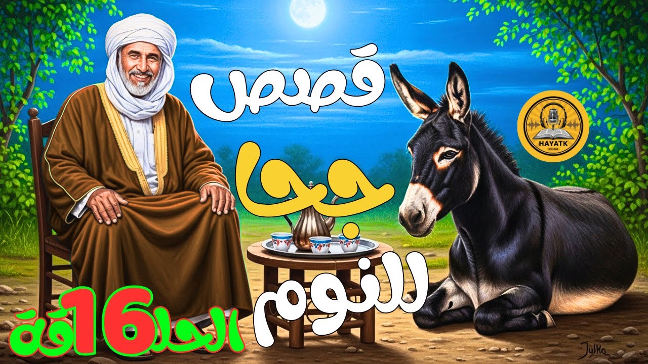 مجموعة قصص جحا الممتعة والمسلية | قصص قبل النوم 🎭✨ الحلقة16
