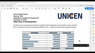 10-02-2021 AUDITORIA FINANCIERA II UNICEN (VERANO) PARTE 1 10-02-2021 AUDITORIA FINANCIERA II UNICEN (VERANO) PARTE 1