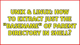 Unix & Linux: How to extract just the 