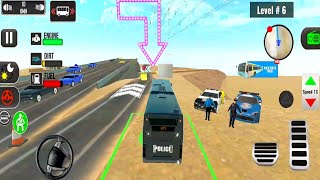 PRISONERS ESCAPE‼️ Police Bus Brings Back Prisoners Prisoners -Police Bus Car Game screenshot 3