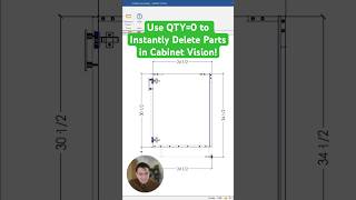 Quick Tip for Deleting Parts in Cabinet Vision!