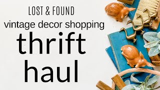 BIG Thrift Haul, Come along with me! Vintage Decor to Resell and Use for Home Decor