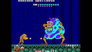 Toki - Original 1989 Arcade Version - Boss Mogulvar - 3/6 #shorts