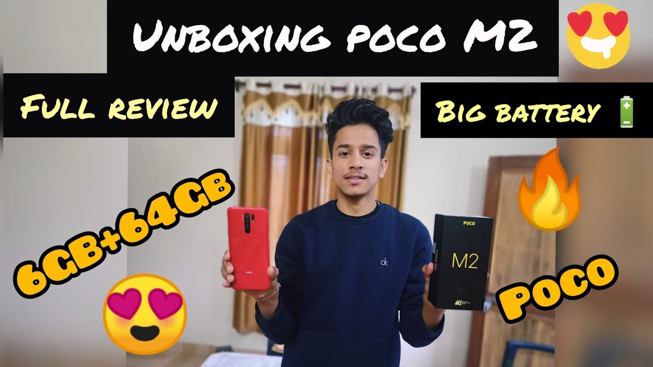 Poco M2 UNBOXING 🔥 & Hands on 💪| Cheapest 6GB Ram Smartphone 🔥
