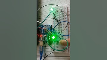 Arduino Led Control with Button (pull-down/pull-up) #shorts