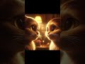 The first kitten to invite her into her home #catcute #comedy #kittens #kittycat #catkiss