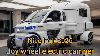 Joy Wheel Camper Tricycle 2026 | Interior Luxury &amp; Exterior Design Review