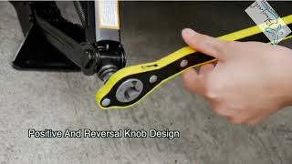 Car Jack Ratchet Wrench of Labor-Saving Design