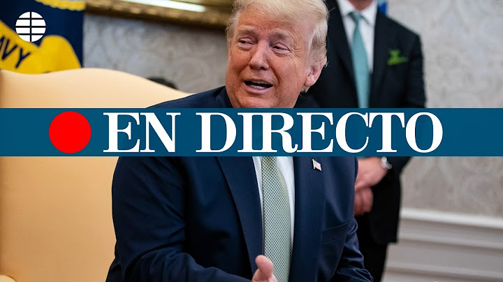 DIRECTO CORONAVIRUS: Declaración institucional de Donald Trump