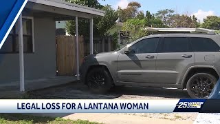Judge rules against Lantana woman facing $165,000 in fines for parking on her own lawn