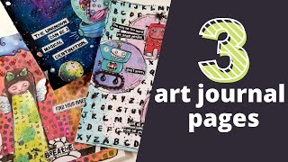 art journal | rice paper backgrounds | Art By Marlene