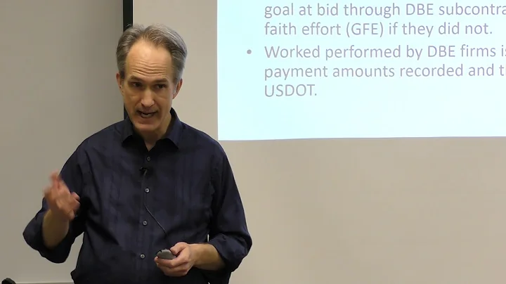 Nebraska DOT Overview of the Disadvantaged Business Enterprise (DBE) Program