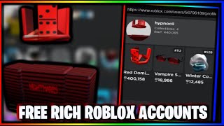Free Accounts With Robux 2020