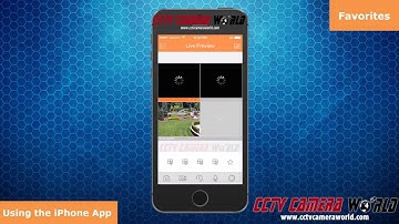 Using your iPhone to view your security camera system