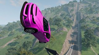 High Speed Jumps and Crashes #4  BeamNG Drive