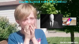 Slender's Man's Phone Number plus We think we saw a figure!!!!