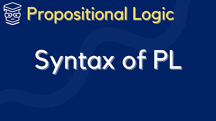 SYNTAX of PROPOSITIONAL LOGIC and WELL-FORMED FORMULAS (wffs) - LOGIC