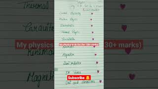 Neet physics important chapters|| score 130+|| neet 2023-2024 #neetmotivation #shorts #physics #neet
