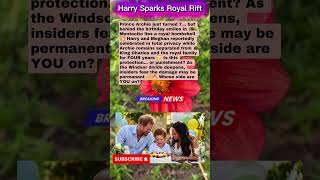 Prince Harry Shields Archie From Royal Family Fallout 👑💥 #Shorts #RoyalFamily #PrinceHarry