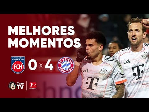 MELHORES MOMENTOS: HEIDENHEIM 0 X 4 BAYERN DE MUNIQUE | BUNDESLIGA 2025/2026 | 15ª RODADA