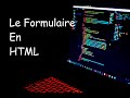 Le formulaire en html