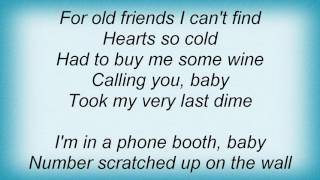 Robert Cray - Phone Booth Lyrics