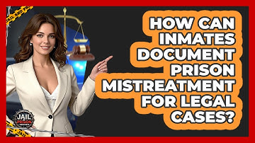 How Can Inmates Document Prison Mistreatment For Legal Cases? - Jail & Prison Insider
