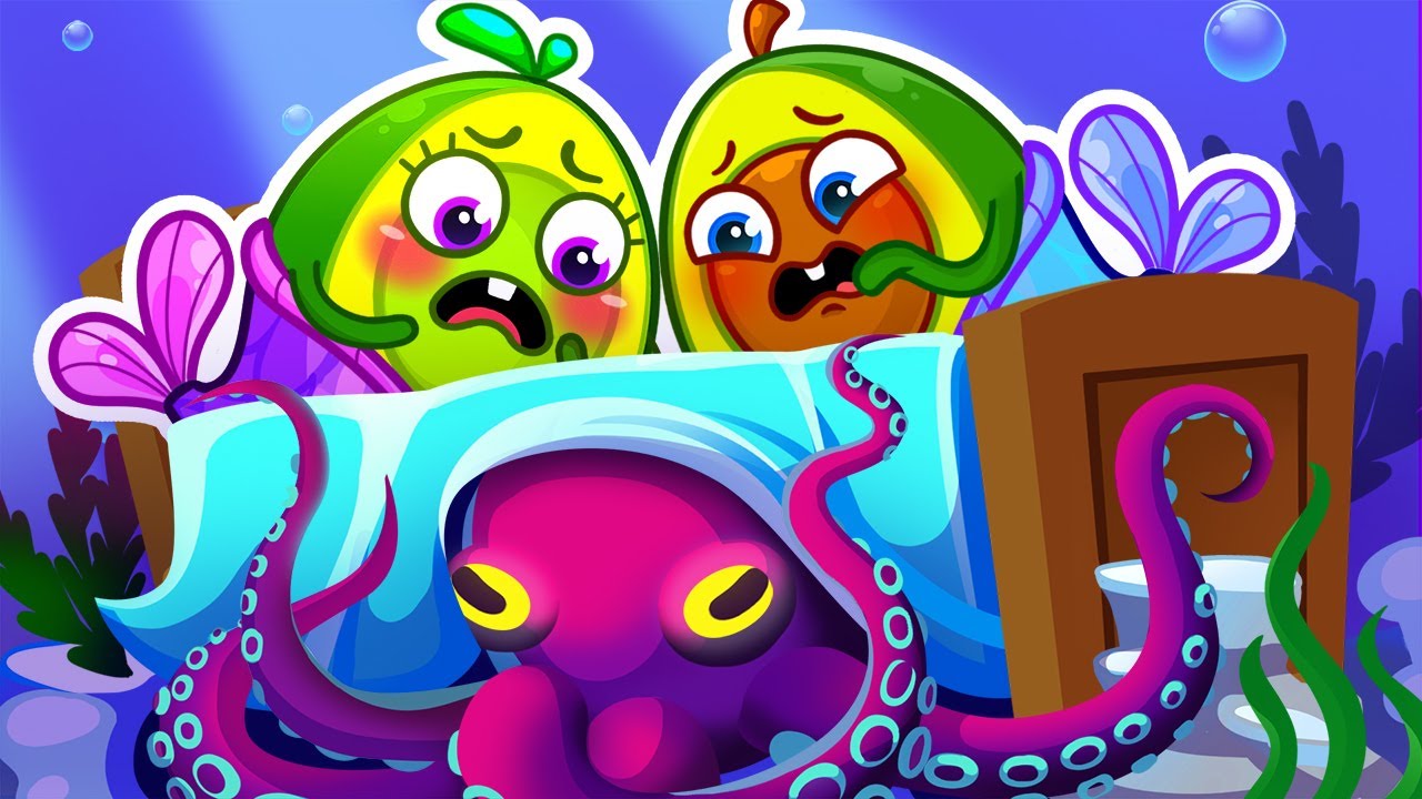 Sea Monsters Under Bed Song🐙Mermaids Song 🧜‍♀️II Kids Songs & Nursery Rhymes by VocaVoca🥑