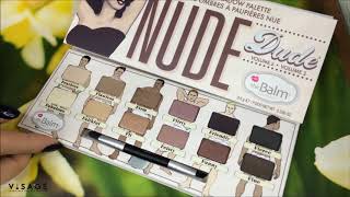 Свотчи теней theBalm Nude Dude