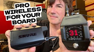 WIRELESS FOR YOUR BOARD! SHURE GLX D16+ DIGITAL WIRELESS GUITAR PEDAL SYSTEM