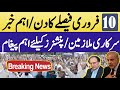 Latest message for Punjab 10 February protest for govt employees and pensioners| career updates pk
