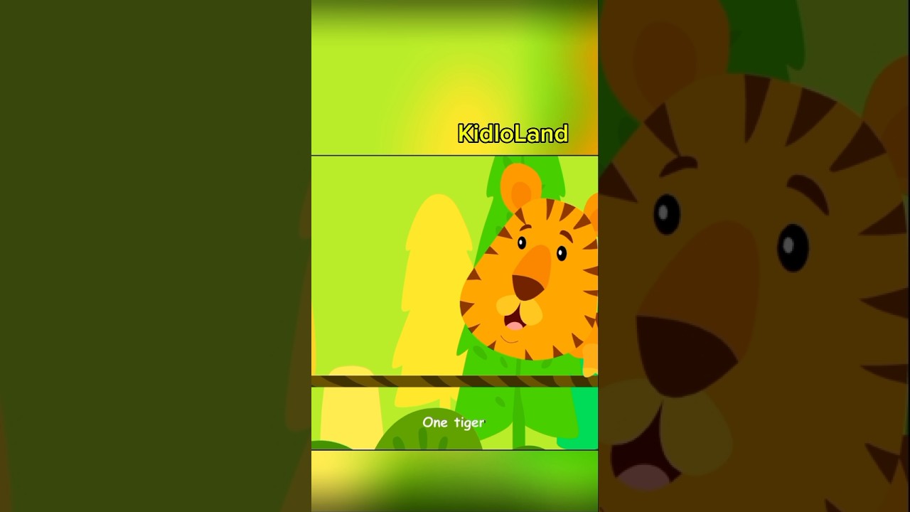 Counting Song for kids | One tiger song | KidloLand 