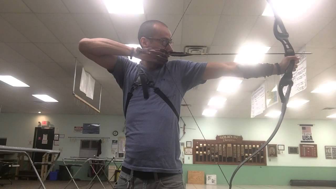 Close up archery 25 yards using Hoyt Buffalo YouTube